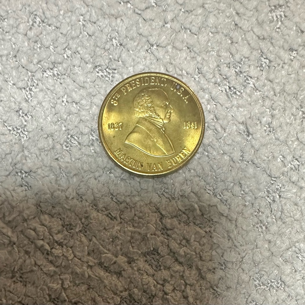 Vintage 1981 readers digest Martin Van Buren Commemorative Coin